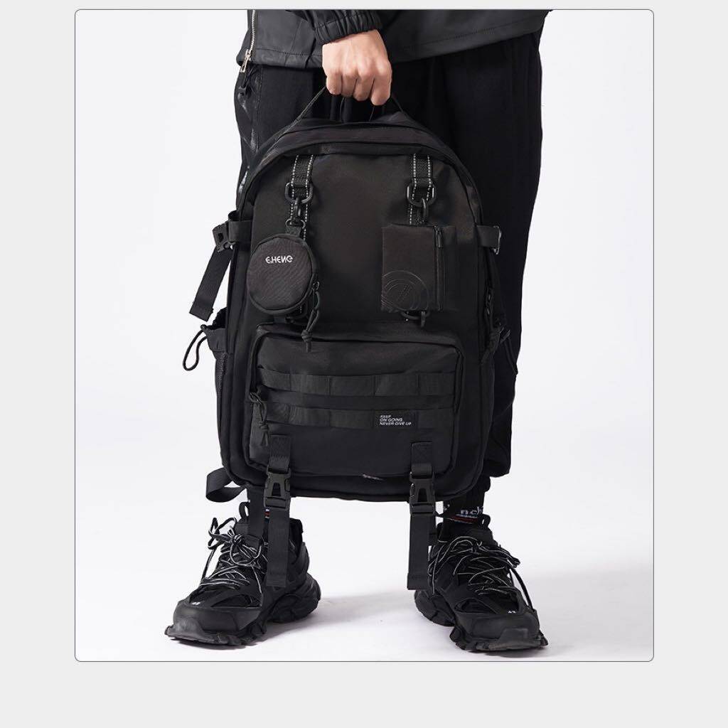 Embroidery Bag - Men Functional Outdoor Travel Sports Backpack