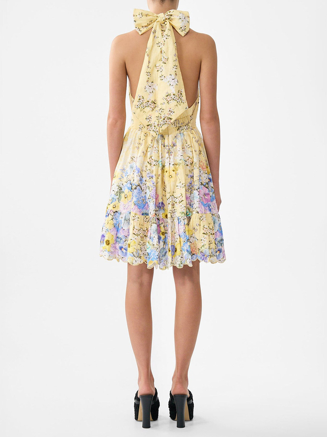 Summer Vacation Style Yellow F - đánh giá và giá Embroidery Yellow Dress