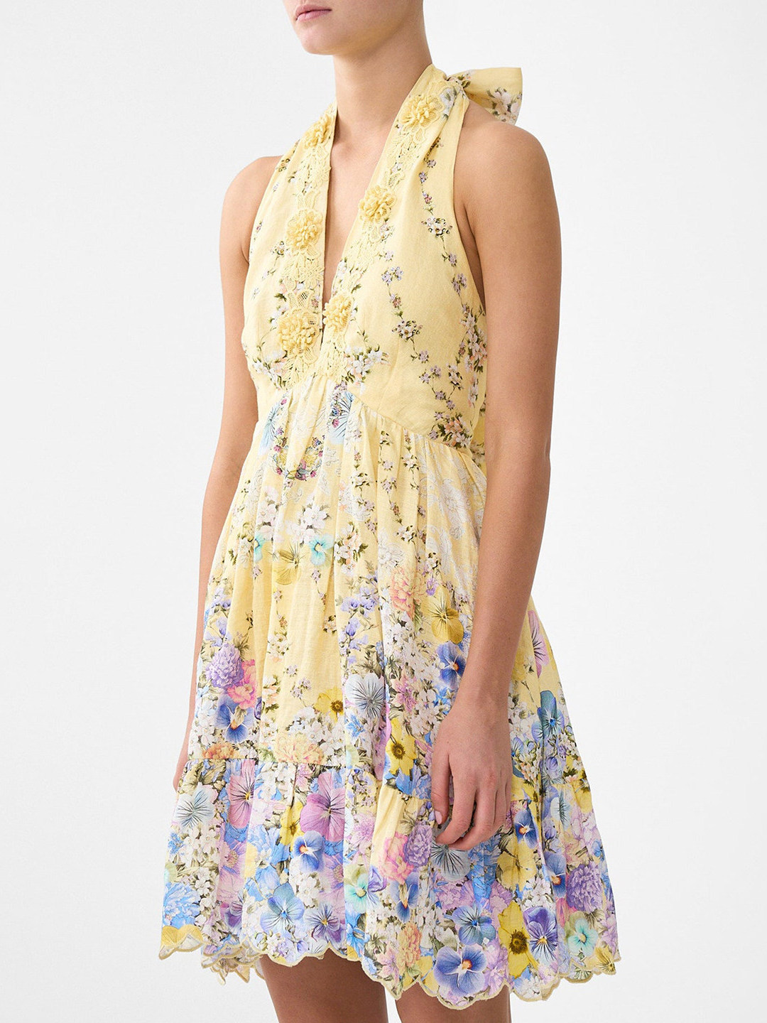 Summer Vacation Style Yellow F - đánh giá và giá Embroidery Yellow Dress