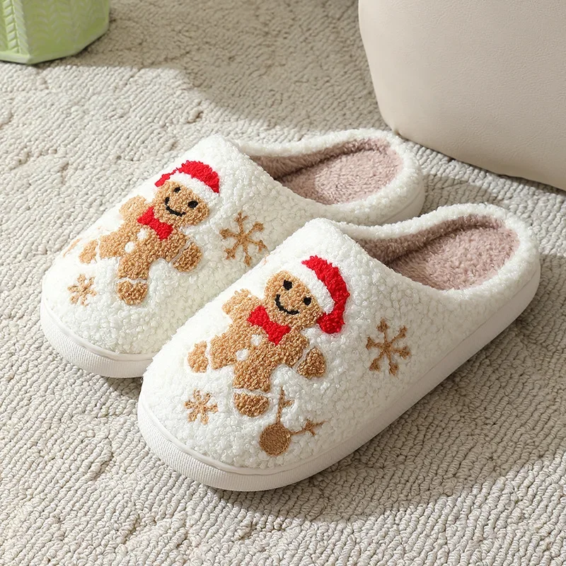 Christmas Women Slippers Cute  - đánh giá và giá Embroidery Garments
