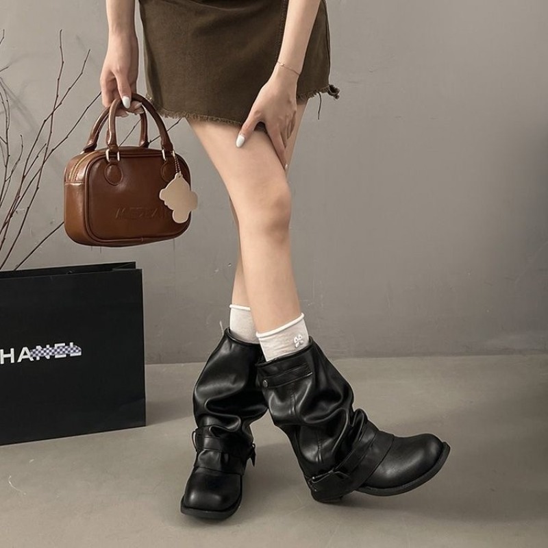 Women Round Toe Mid Calf Slouc - đánh giá và giá Embroidery Garments