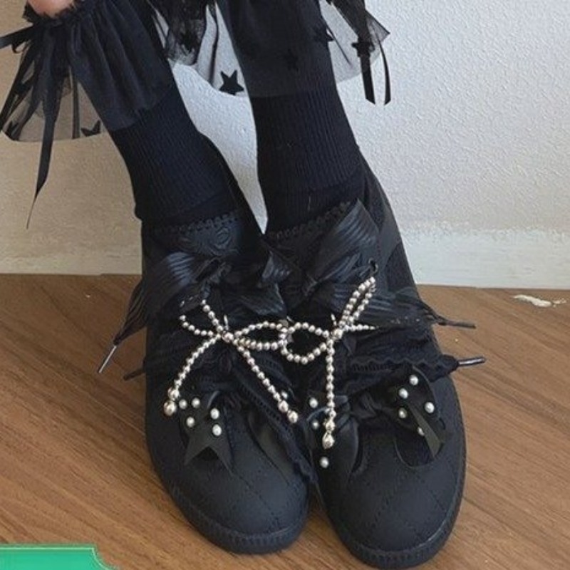 Fashion Sweet Lolita Flat Snea - đánh giá và giá Embroidery Garments