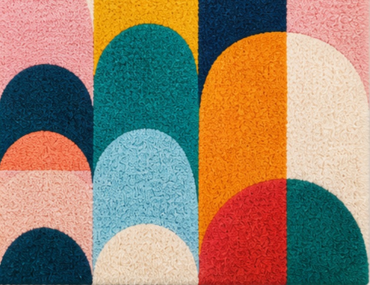 Colorful Geometric Pattern Car - đánh giá và giá Embroidery Meaning